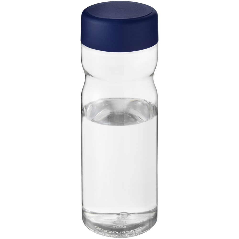 H2O Active® Base Tritan™ 650 ml sportfles met schroefdeksel  - Transparant helder, Blauw