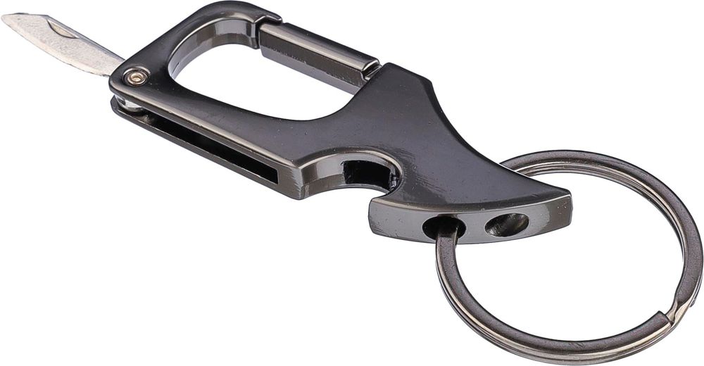 Metalen karabijnhaak sleutelhanger Bella