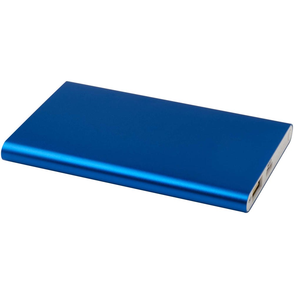 Pep type-C powerbank van 4000 mAh van gerecycled aluminium  - Koningsblauw