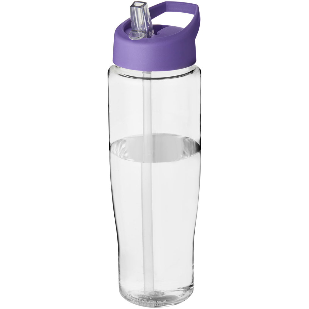 H2O Active® Tempo 700 ml sportfles met fliptuitdeksel - Transparent, Paars