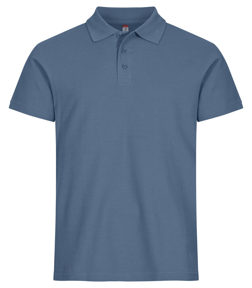 Clique - Basic Polo - Staalblauw