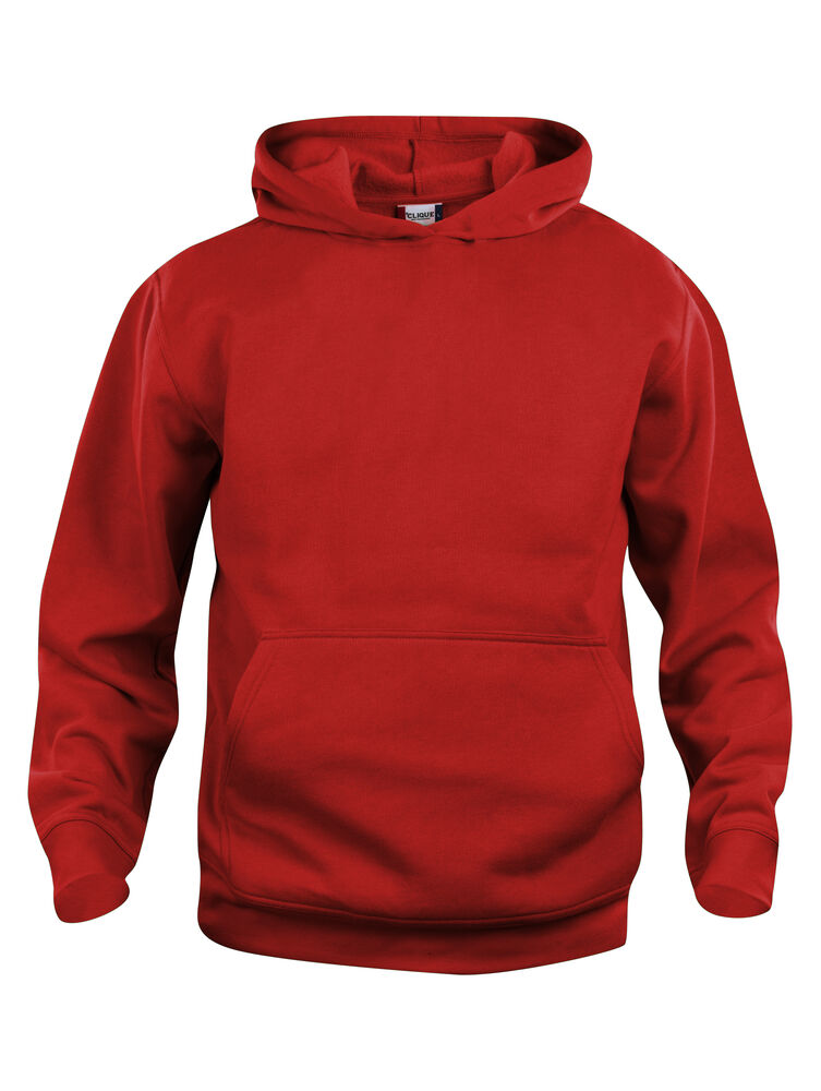 Clique - Basic Hoody Junior - Rood