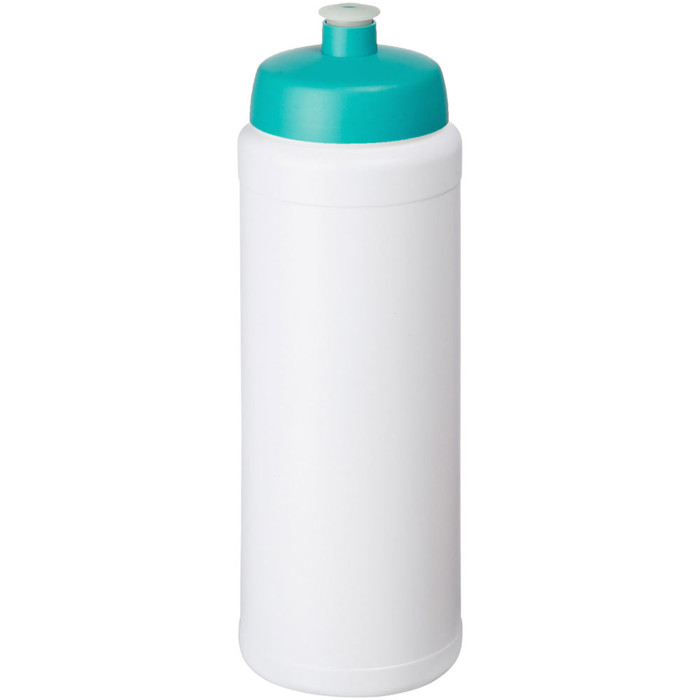 Baseline® Plus grip 750 ml sportfles met sportdeksel - Wit, Aqua