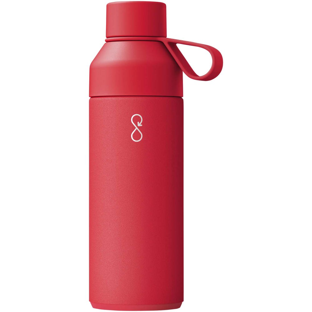Ocean Bottle vacuümgeïsoleerde waterfles van 500 ml - Rood