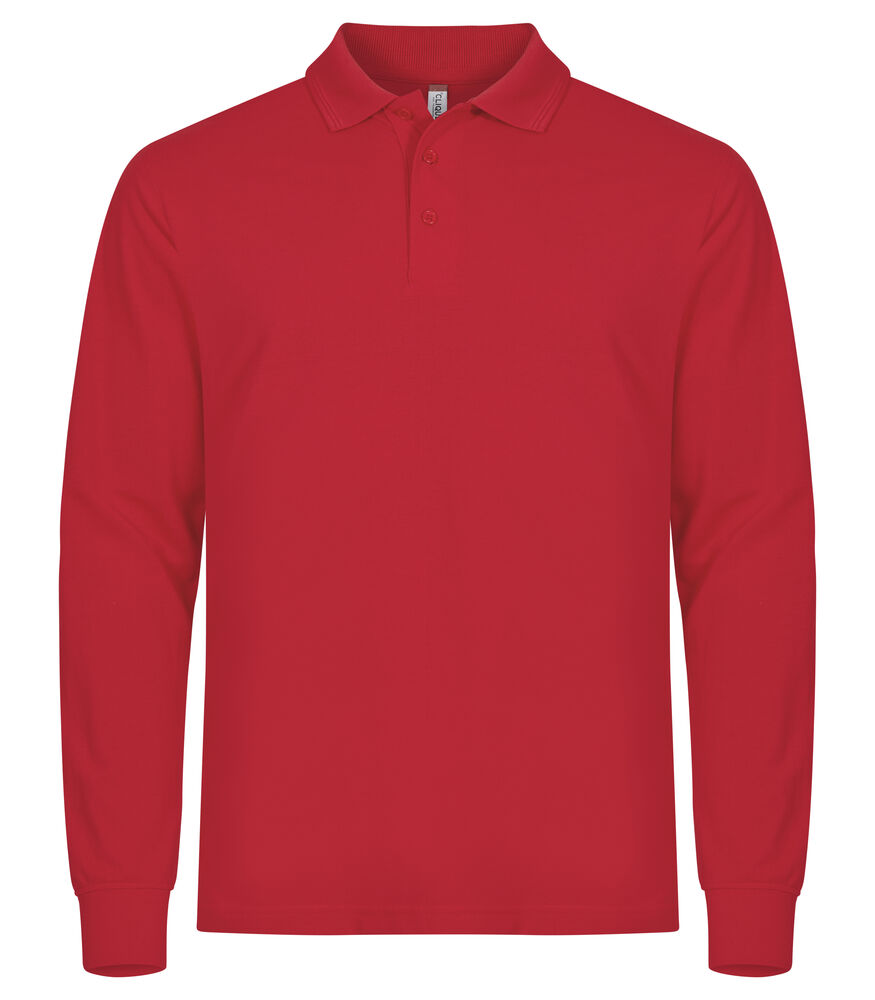 Clique - Manhattan L/S - Rood