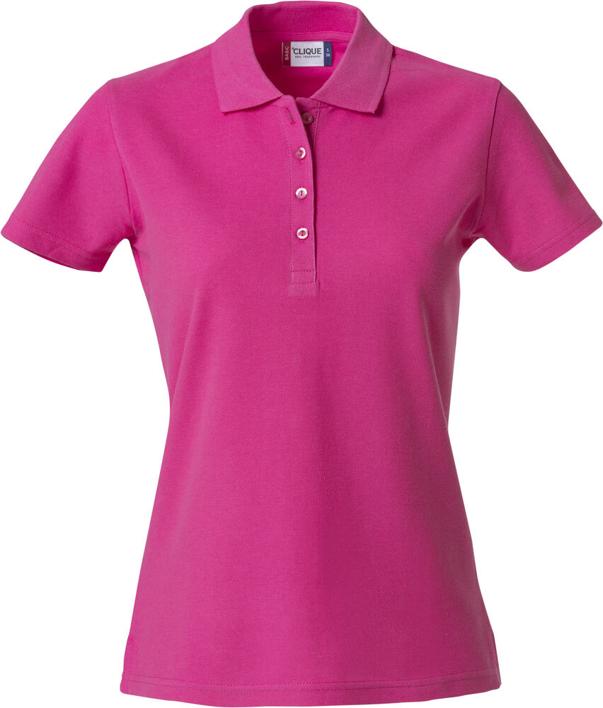 Clique - Basic Polo Women - Helder kersen