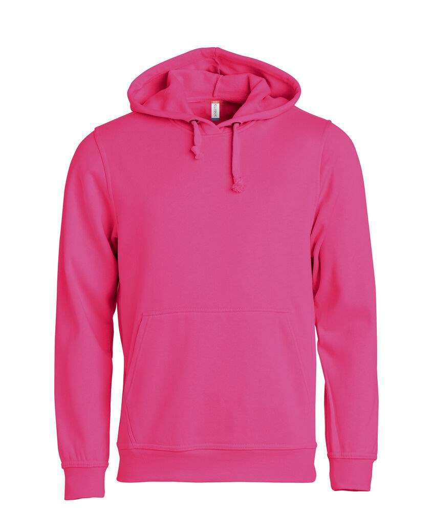 Clique - Basic Hoody - Helder kersen