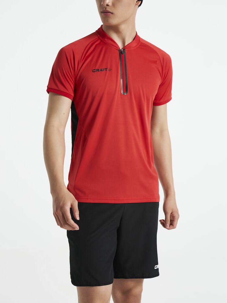 Craft - PRO Control Impact Polo M Bright Red/Black S