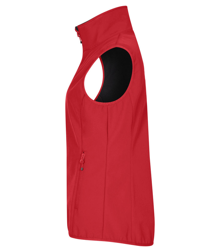 Clique - Classic Softshell Vest Women Rood XS