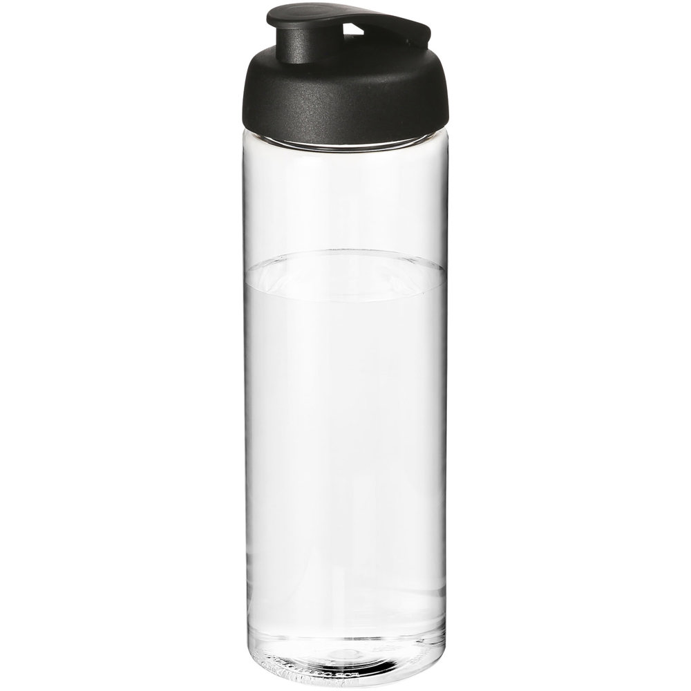 H2O Active® Vibe 850 ml sportfles met kanteldeksel - Transparent, Zwart