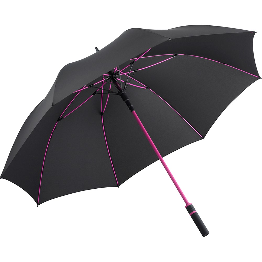AC golfparaplu FARE®-stijl - black-magenta