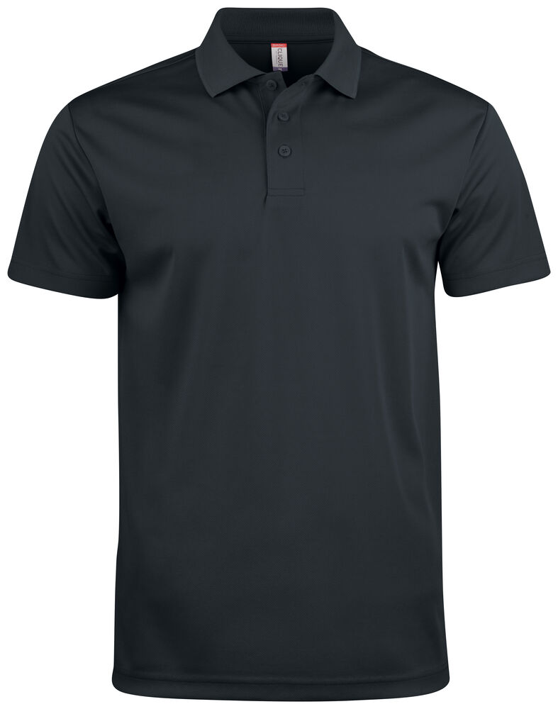 Clique - Basic Active Polo - Zwart