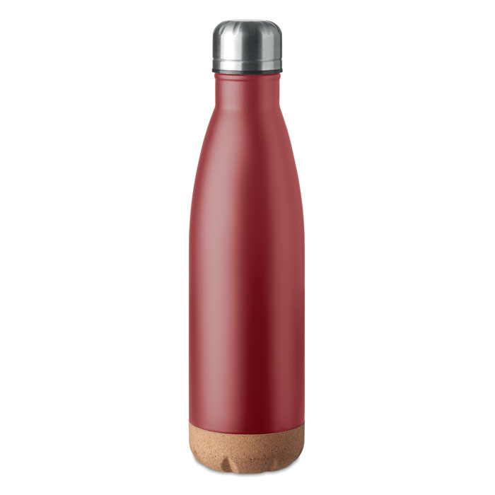 ASPEN CORK - Dubbelwandige fles 500 ml - bordeaux