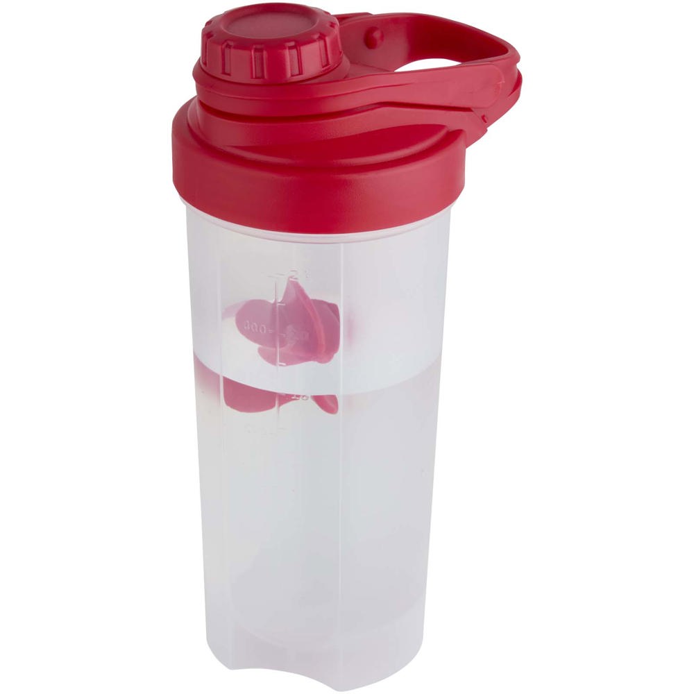 Forza 700 ml sportfles met shakerbal - Rood