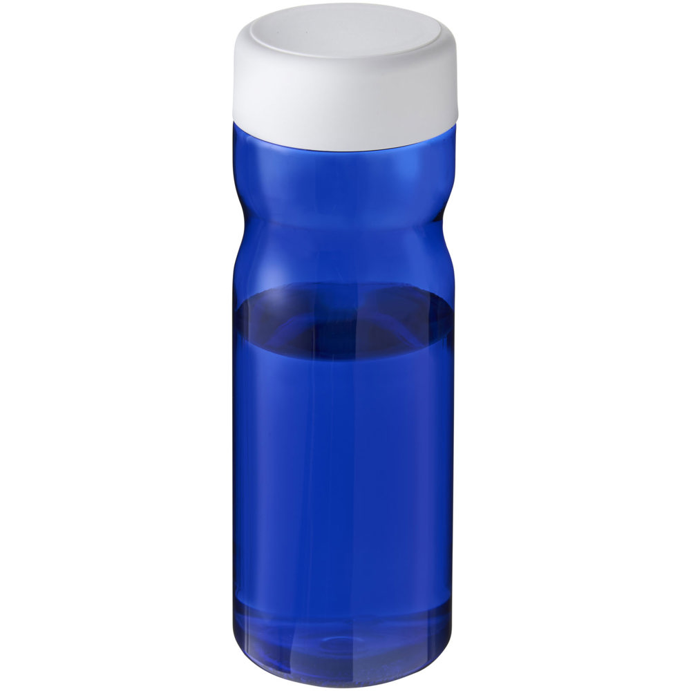H2O Active® Base Tritan™ 650 ml sportfles met schroefdeksel  - Blauw, Wit