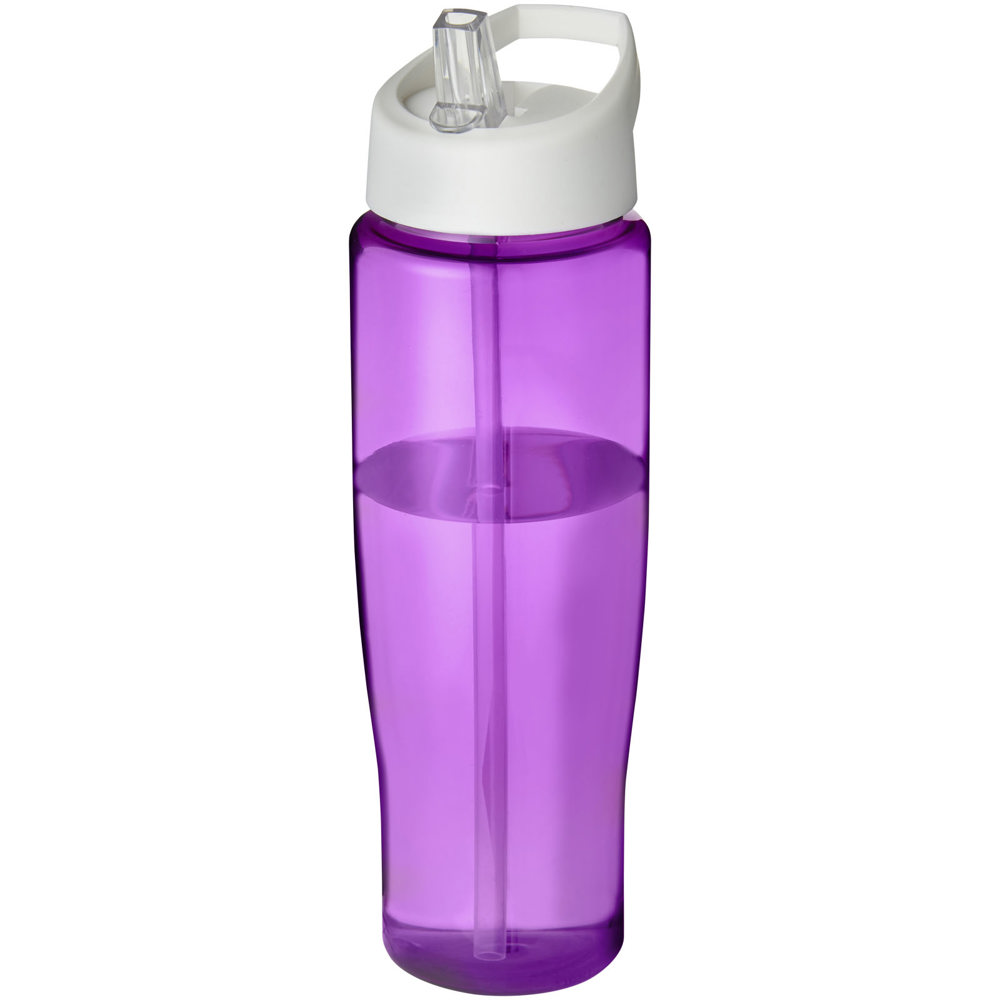 H2O Active® Tempo 700 ml sportfles met fliptuitdeksel - Paars, Wit