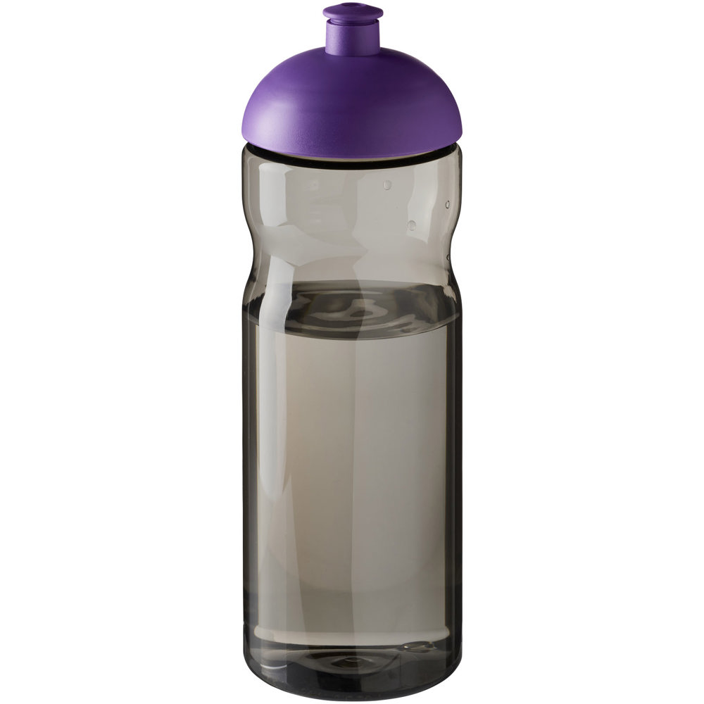 H2O Active® Eco Base 650 ml sportfles met koepeldeksel - Houtskool, Paars