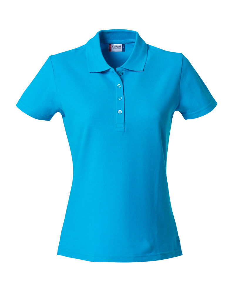 Clique - Basic Polo Women - Turquoise