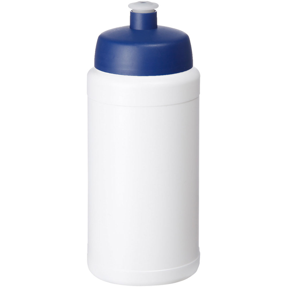 Baseline® Plus 500 ml drinkfles met sportdeksel - Wit, Blauw