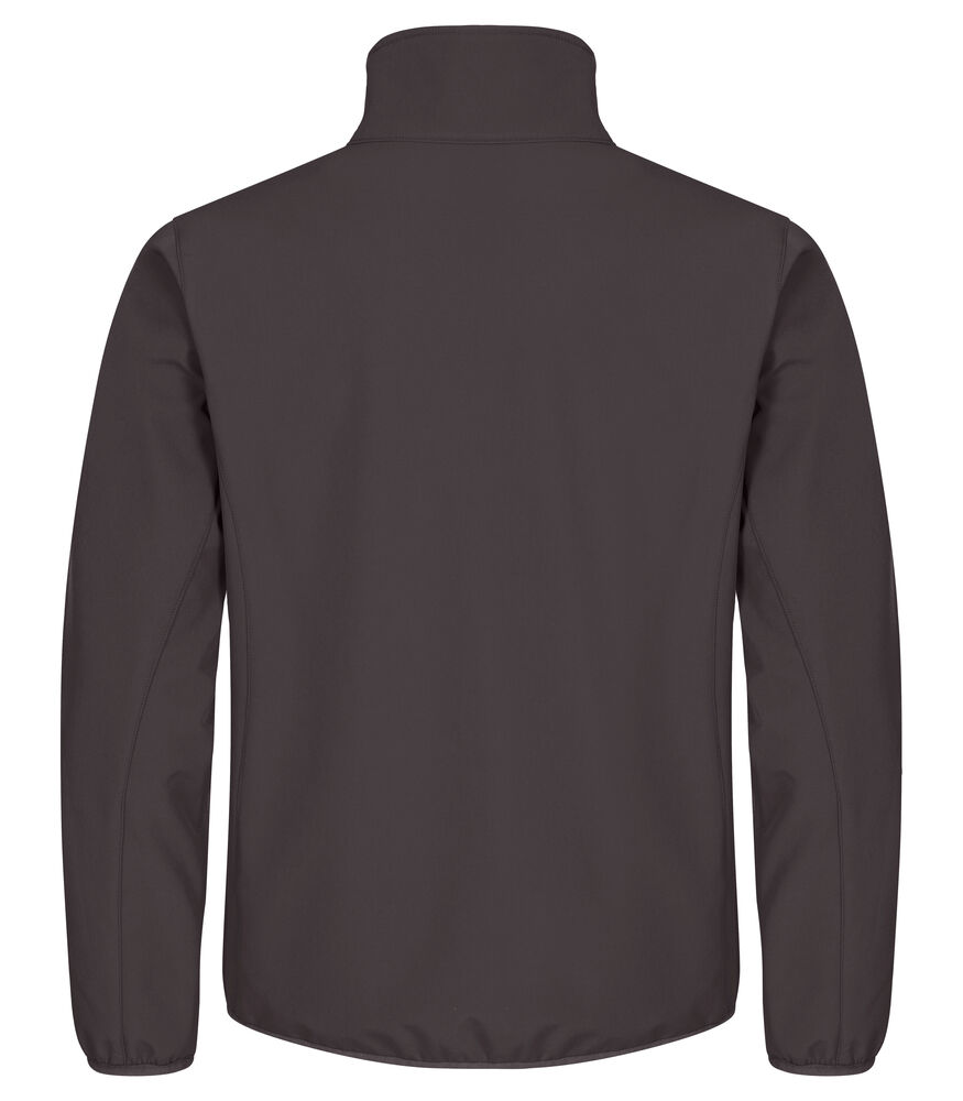 Clique - Classic Softshell Jacket Donkergrijs XXL