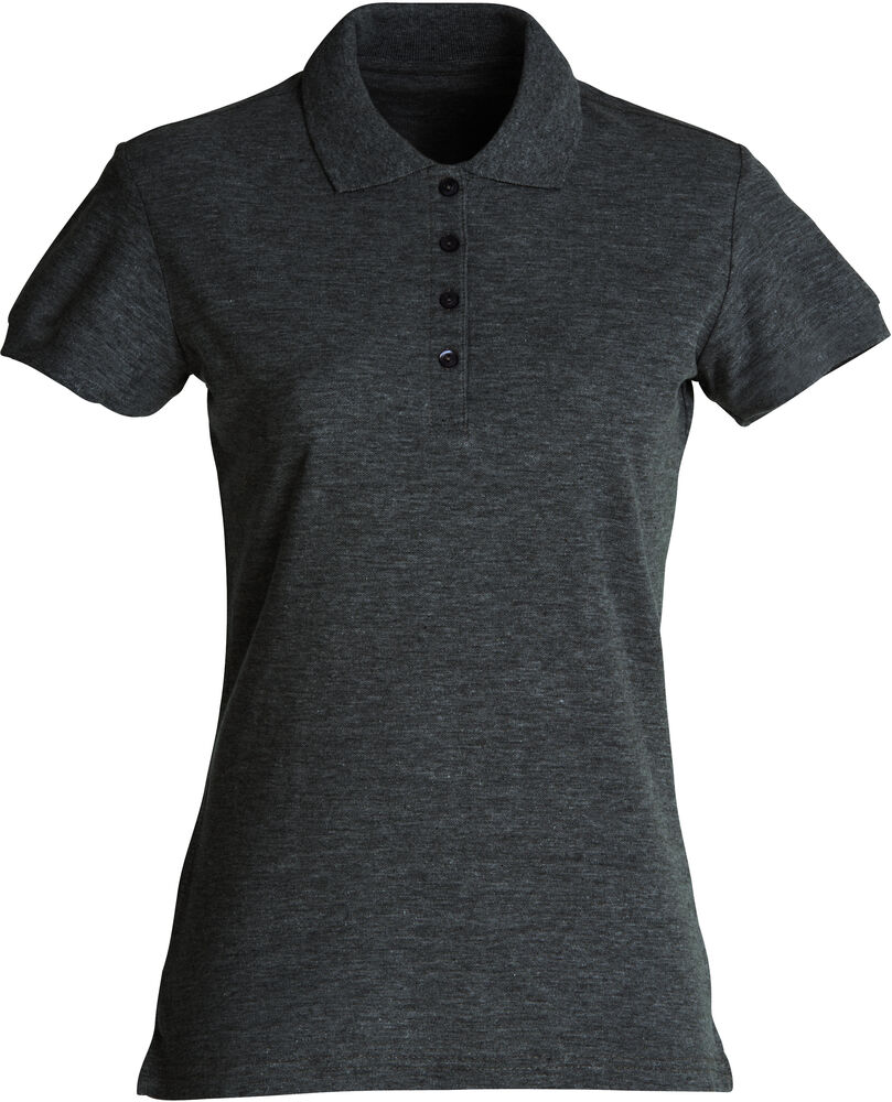 Clique - Basic Polo Women - Antraciet Melange
