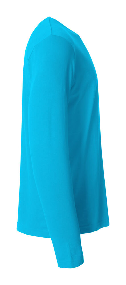 Clique - Basic-T L/S Turquoise S
