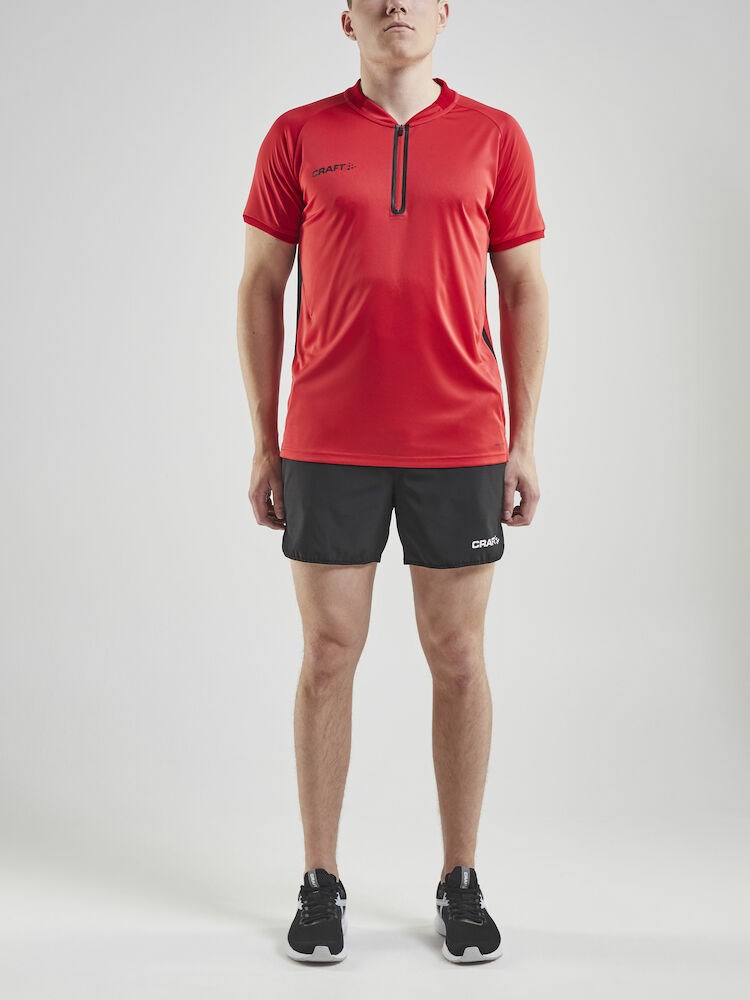 Craft - PRO Control Impact Polo M Bright Red/Black S
