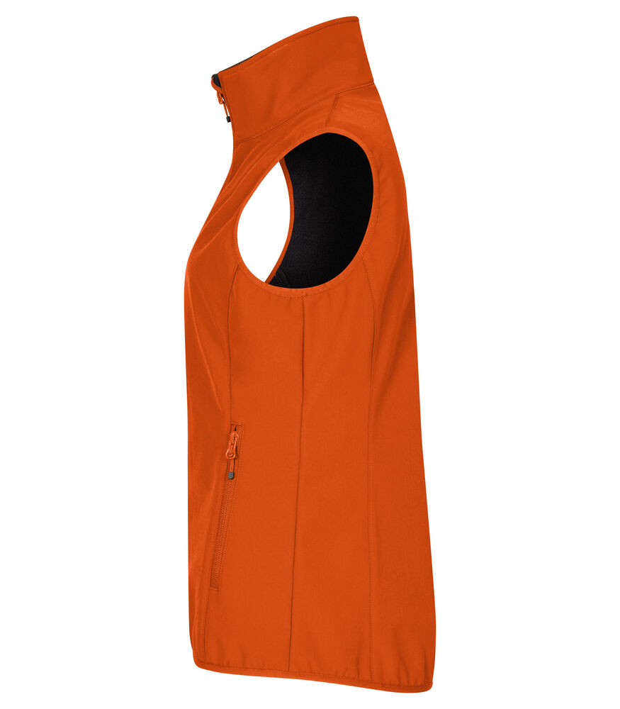 Clique - Classic Softshell Vest Women Diep Oranje XXL