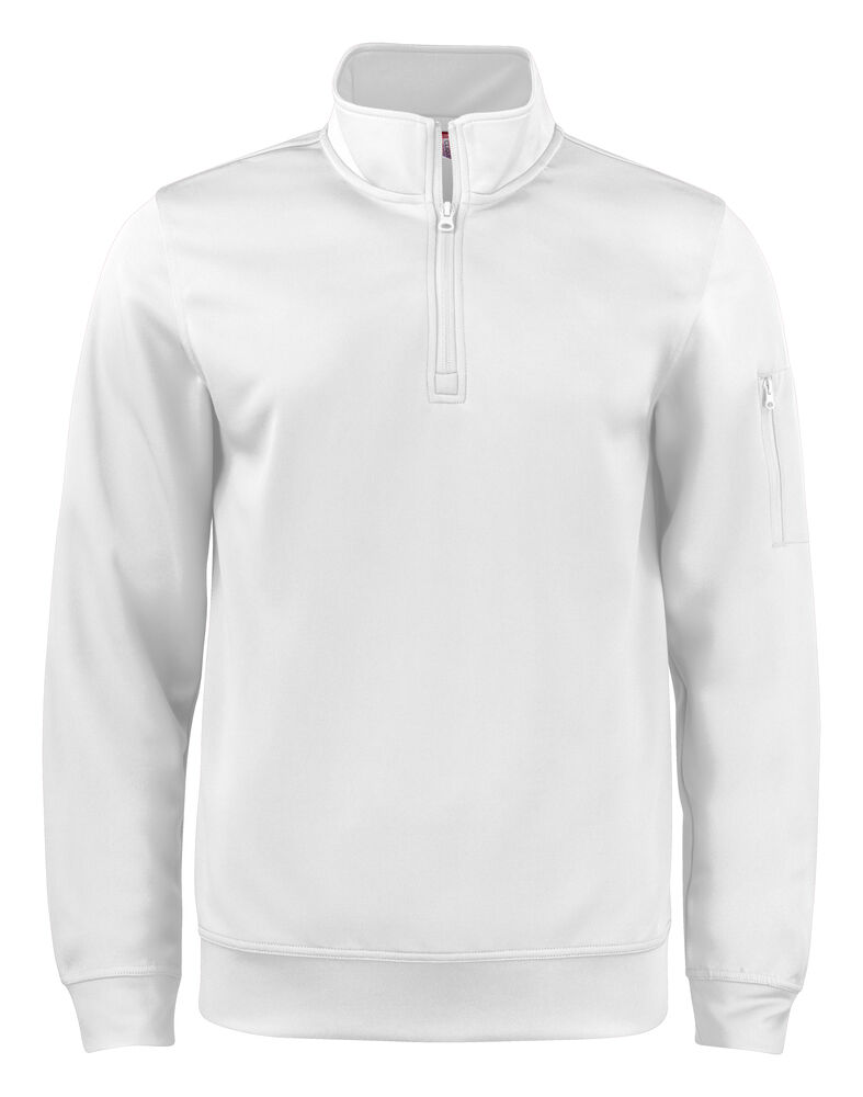 Clique - Basic Active Half Zip - Wit