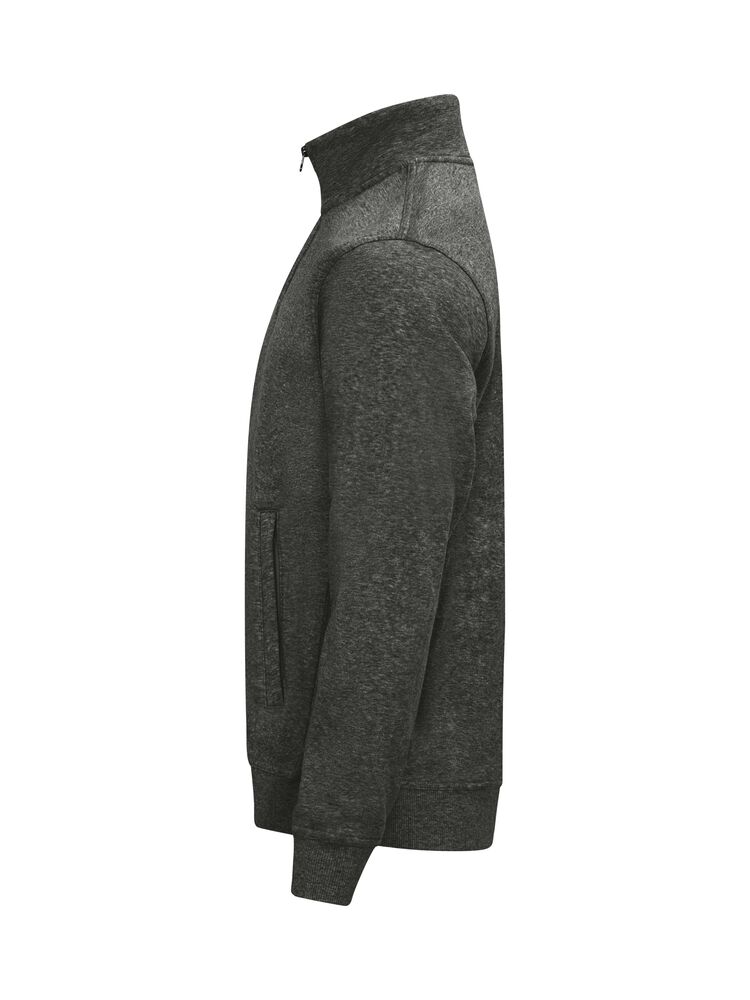 Clique - Basic Cardigan Antraciet Melange XXL