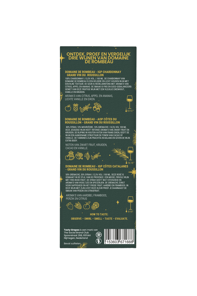 Tasty Grapes Moments proeverij "Merry x-mas!"