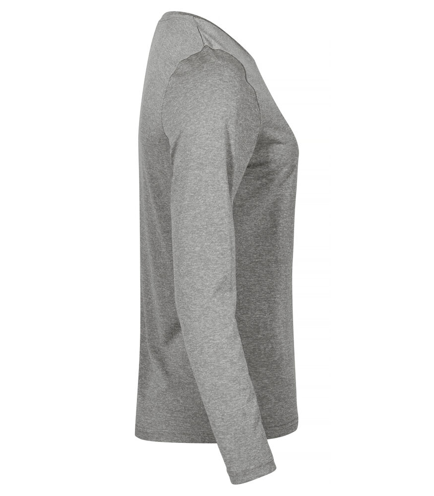 Clique - Basic Active-T L/S Women Grijsmelange XS