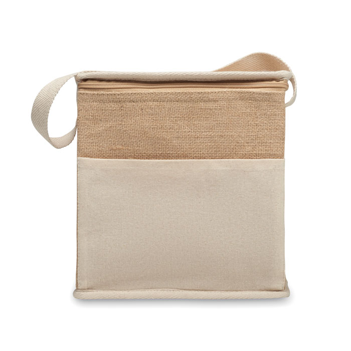 LONA - Jute en canvas koeltas 3L