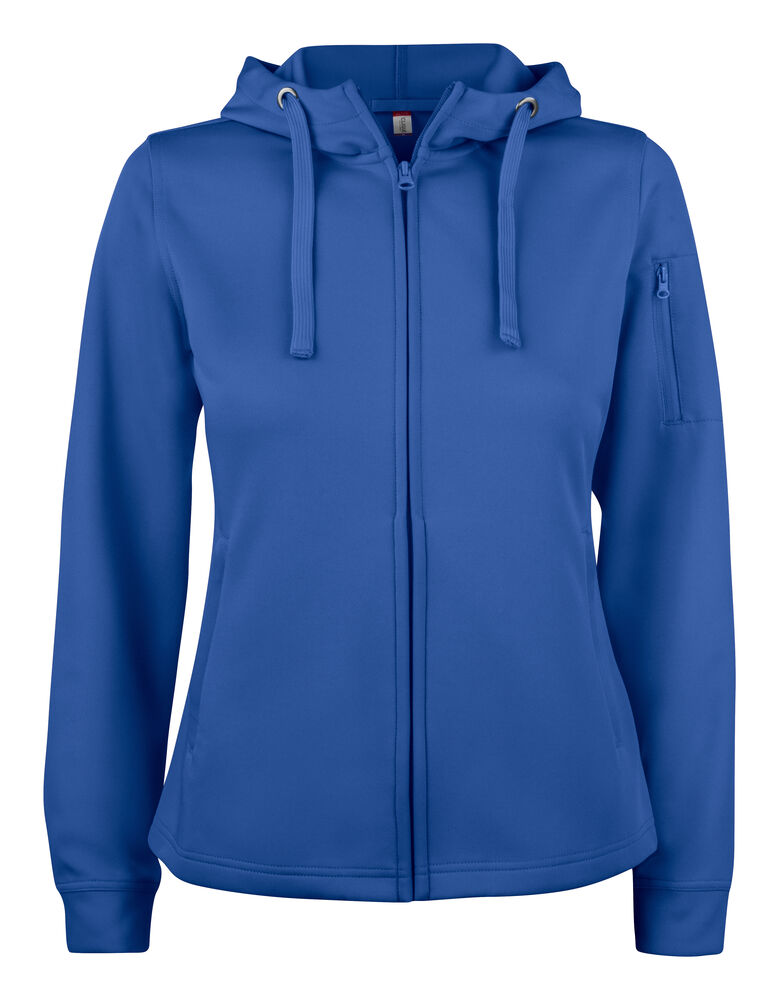 Clique - Basic Active Hoody Full Zip Women - Kobalt