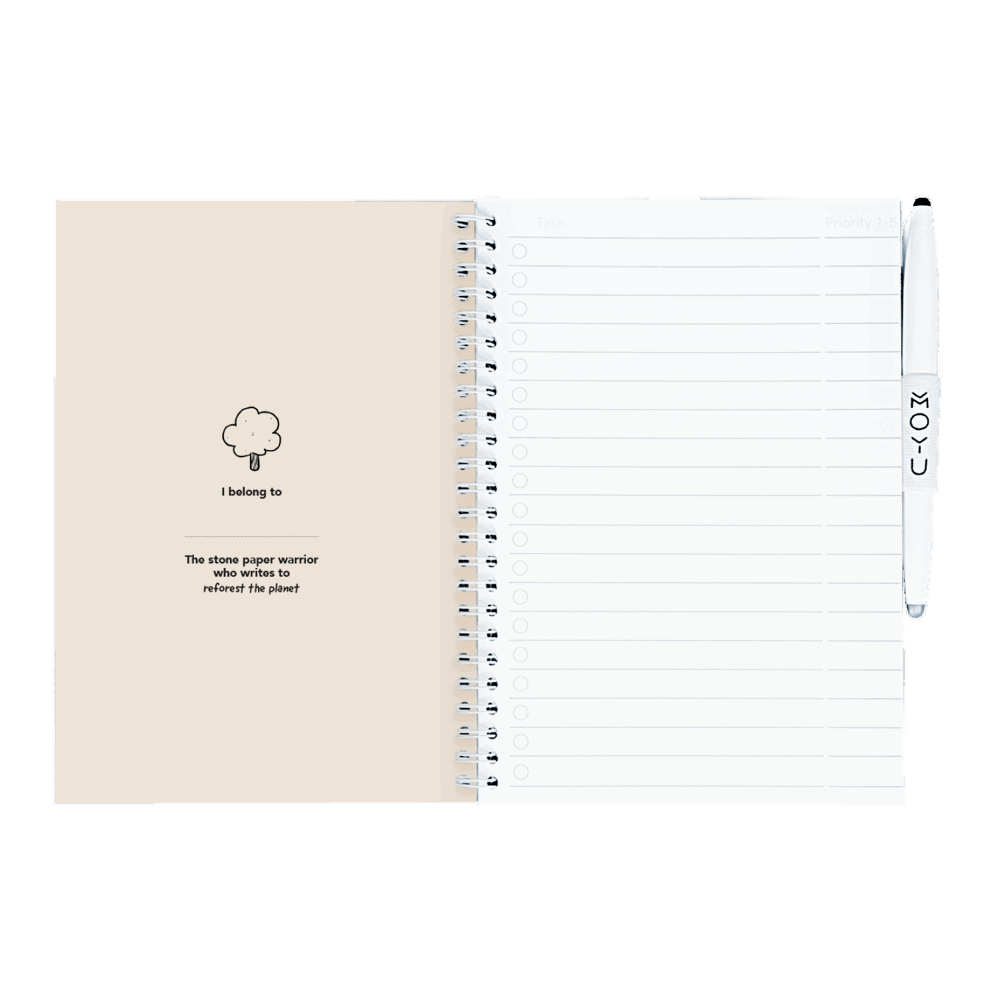 A5 notitieboek herschrijfbaar Hardcover