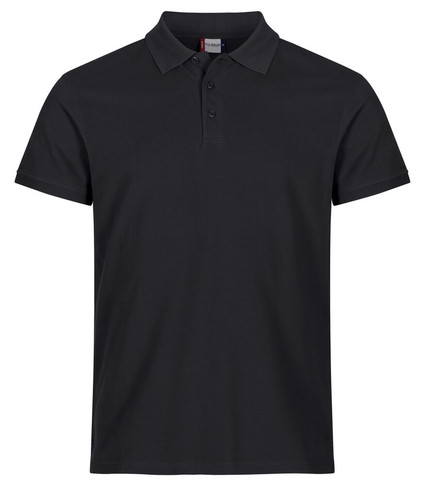 Clique - Heavy Premium Polo - Zwart