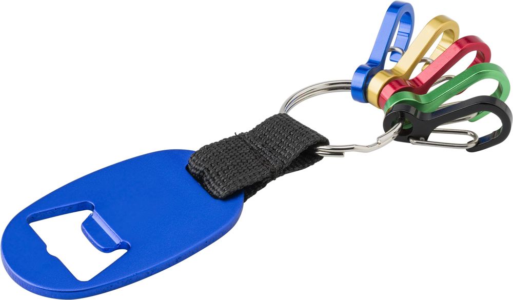 Aluminium 2-in-1 sleutelhanger Courtney