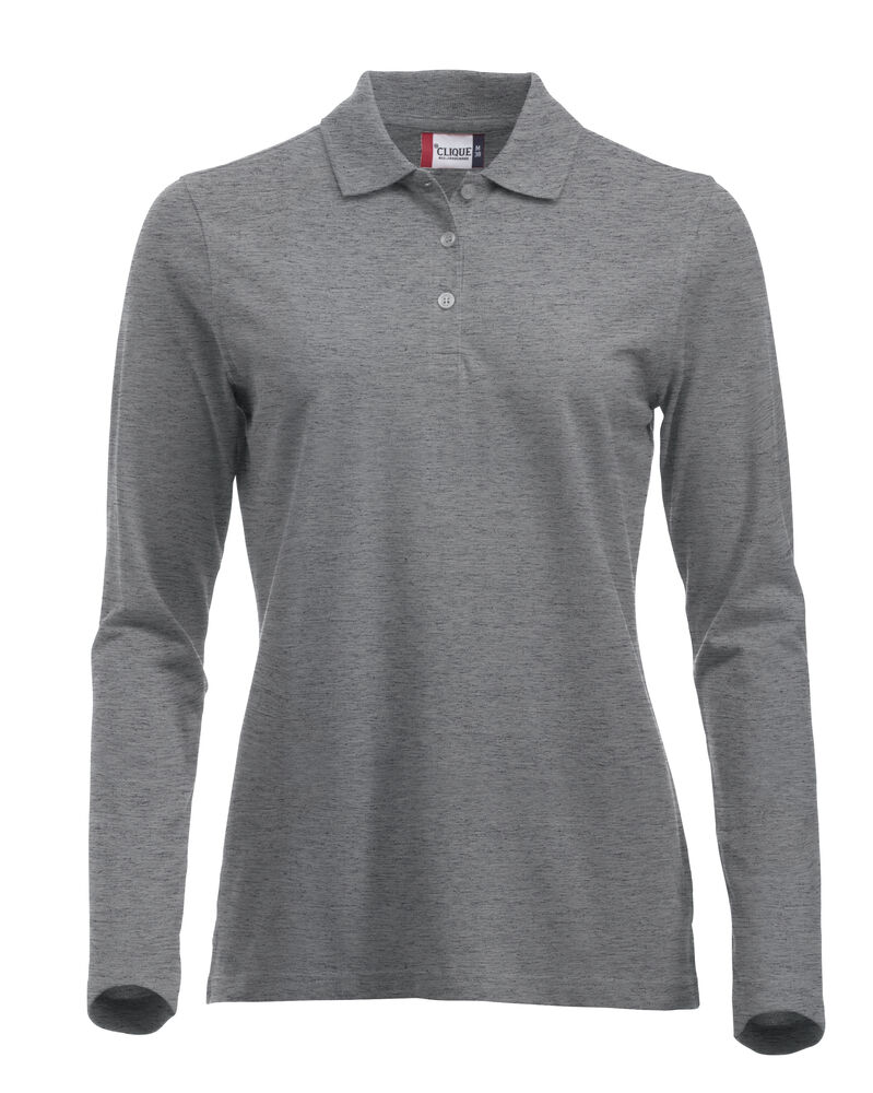 Clique - Classic Marion L/S - Grijs-melange