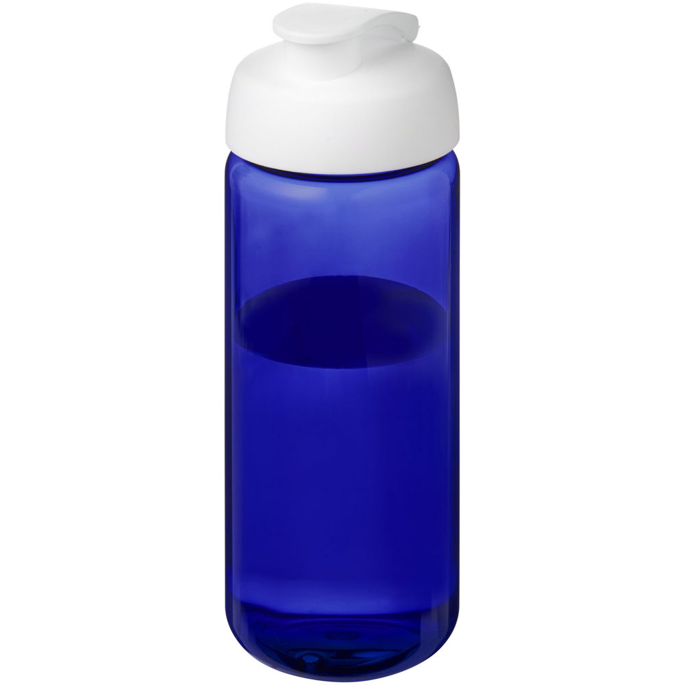 H2O Active® Octave Tritan™ 600 ml sportfles met klapdeksel - Blauw, Wit
