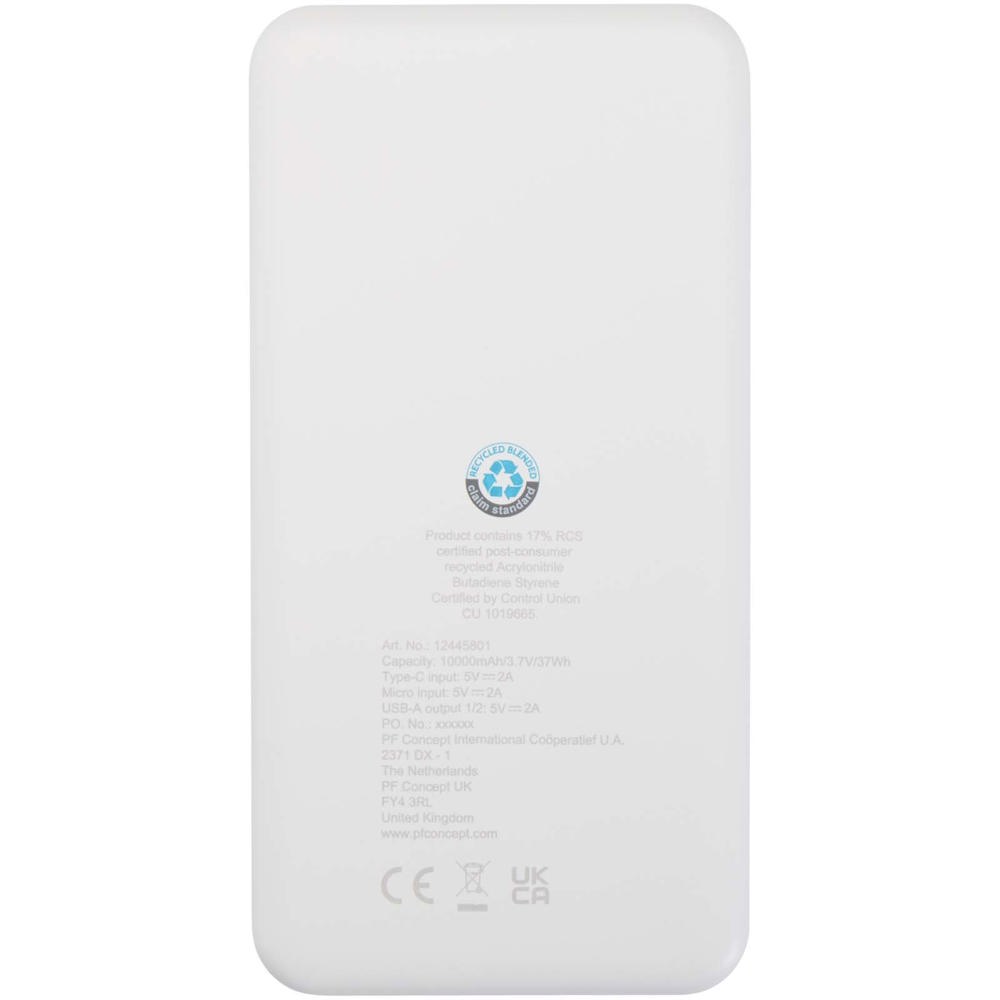 Intan powerbank van 10.000 mAh 10 W van gerecycled plastic