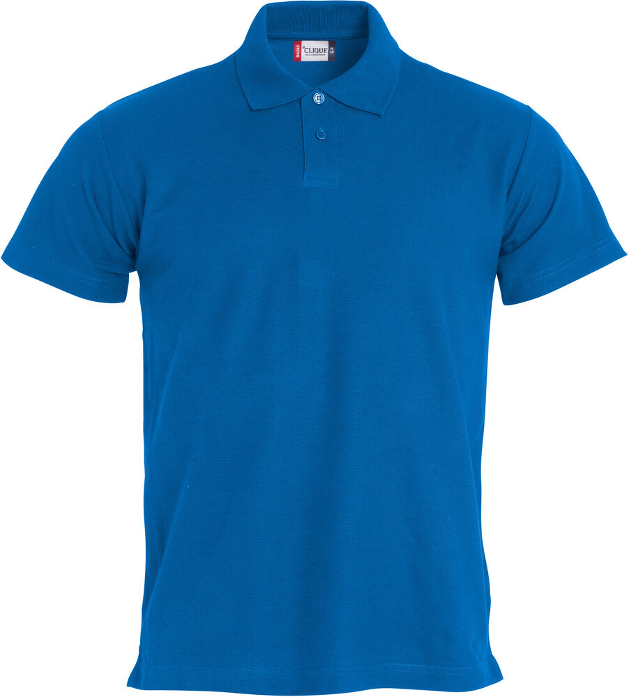 Clique - Basic Polo S/S Junior - Kobalt
