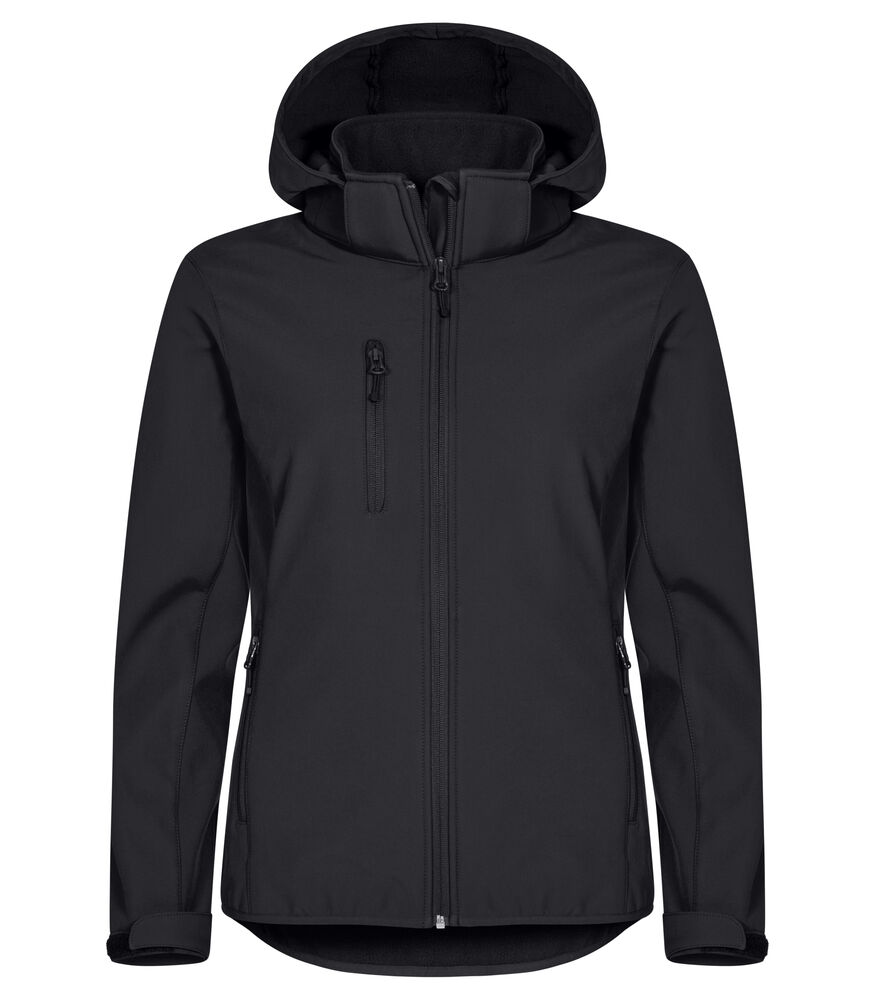 Clique - Classic Softshell Hoody Women - Zwart