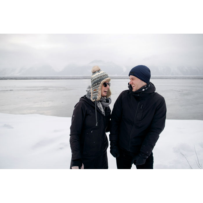 YULONG - Gebreide muts met oorflap