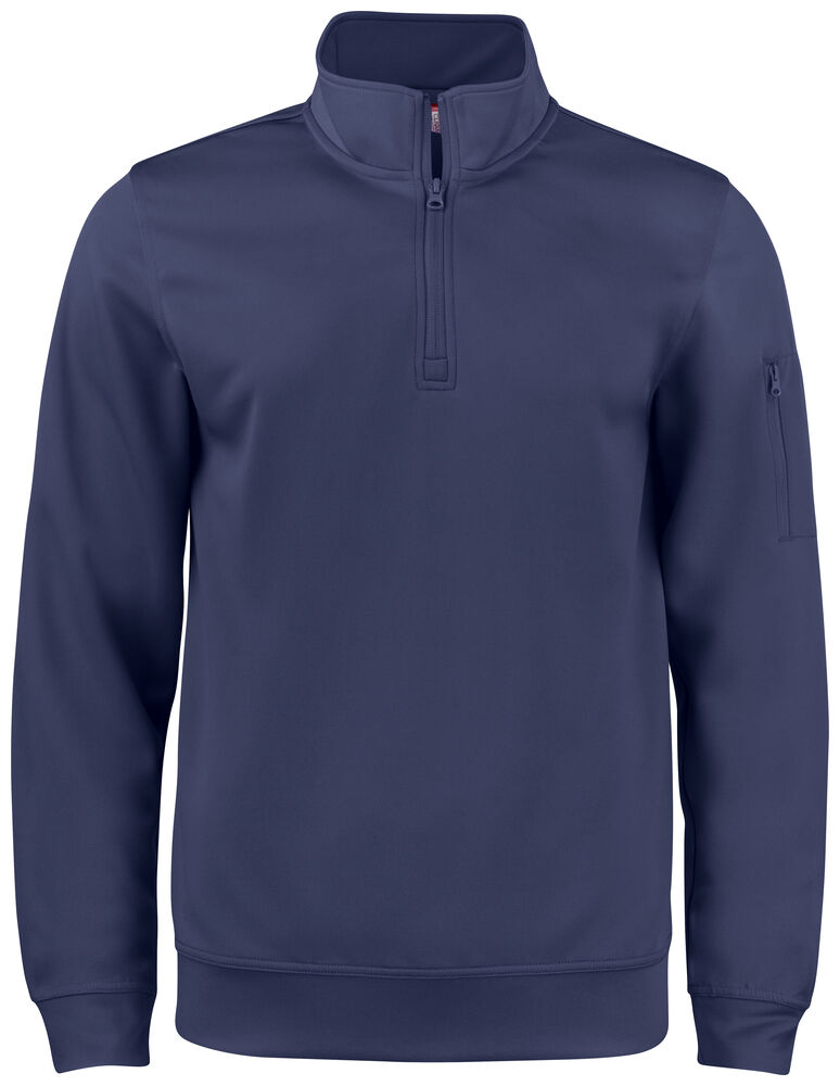 Clique - Basic Active Half Zip - dark navy