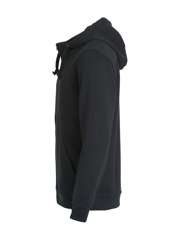 Clique - Basic Hoody Full Zip Zwart XL