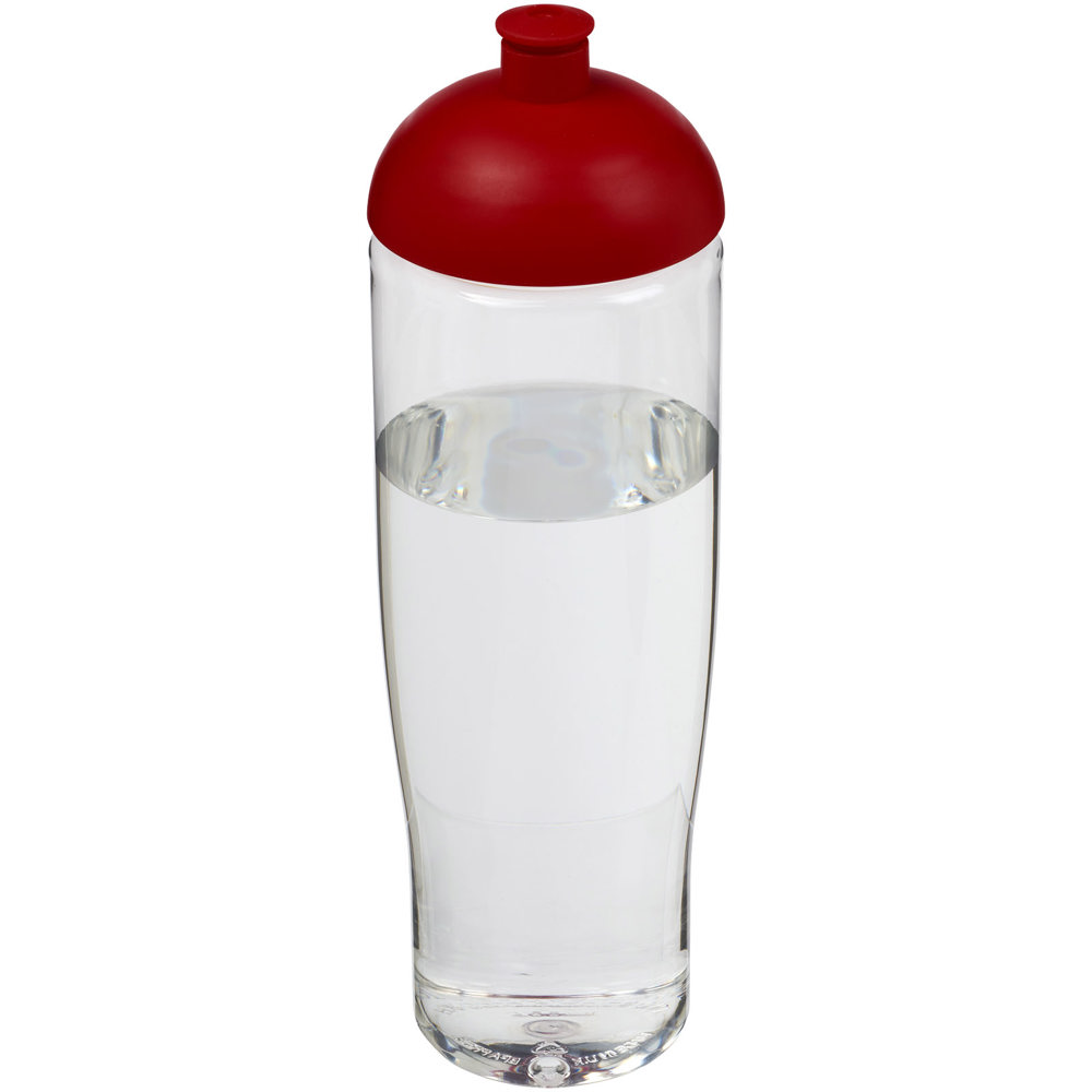 H2O Active® Tempo 700 ml bidon met koepeldeksel - Transparent, Rood