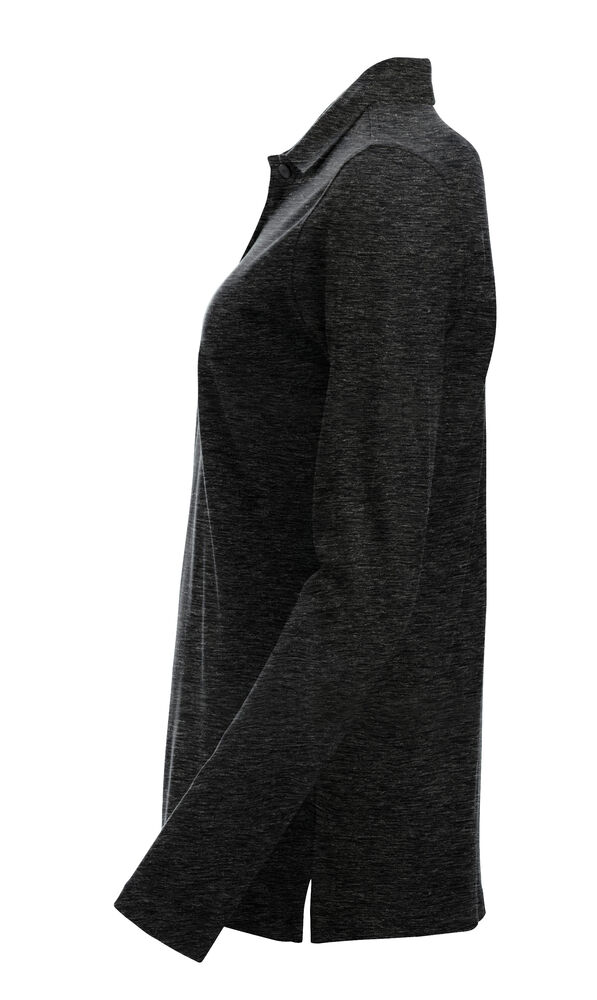 Clique - Classic Marion L/S Antraciet Melange L