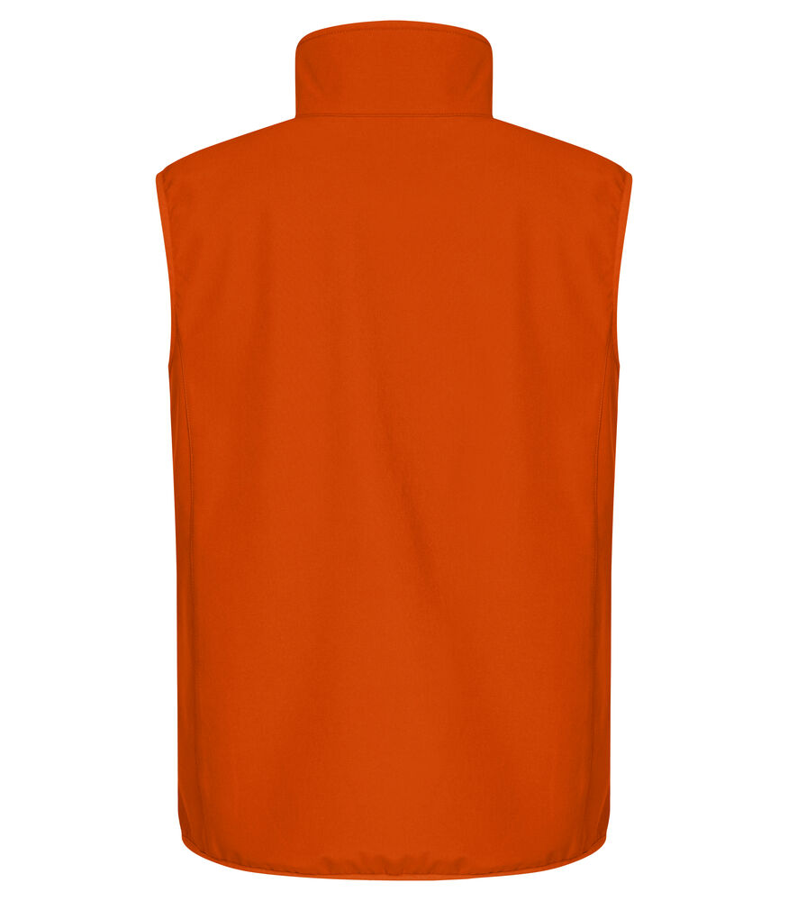 Clique - Classic Softshell Vest Diep Oranje M