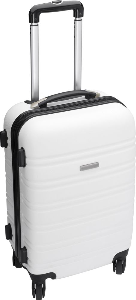 Trolley, 4 wielen, 18'/46 cms Serafina - Wit