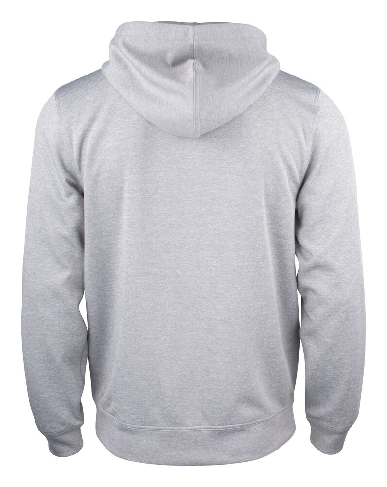 Clique - Basic Active Hoody Full Zip Grijs-melange XS